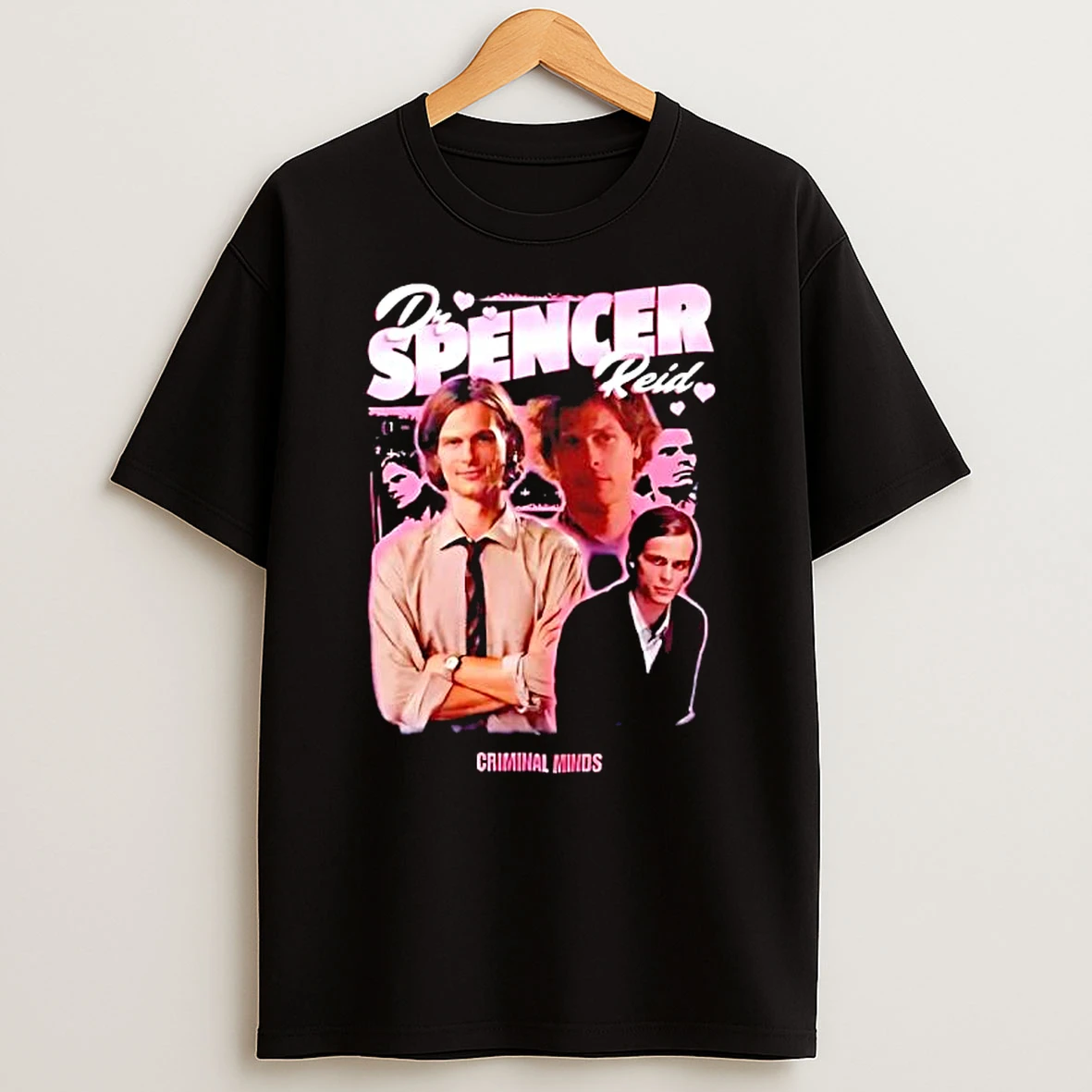 Dr Spencer Reid Heart Criminal Minds T Shirt