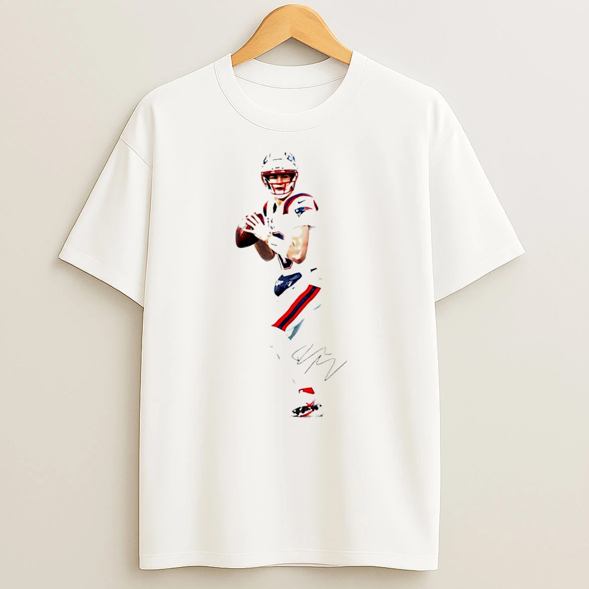 Drake Maye New England Patriots Perfect Game T Shirt