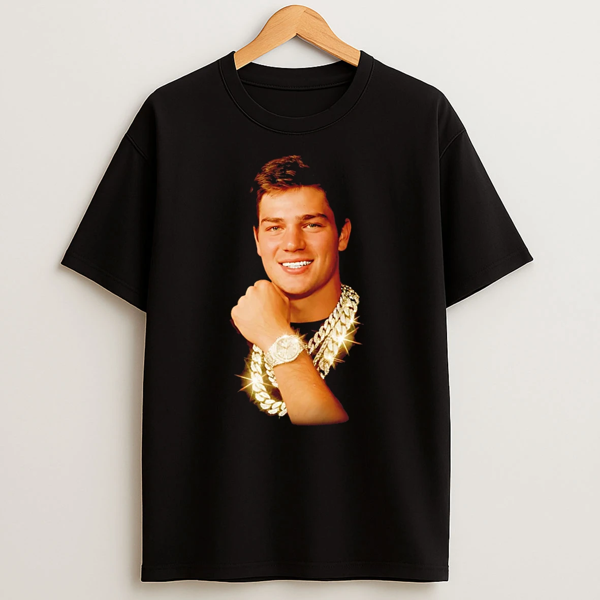 Drake Maye New England Patriots Diamond Graphic T Shirt