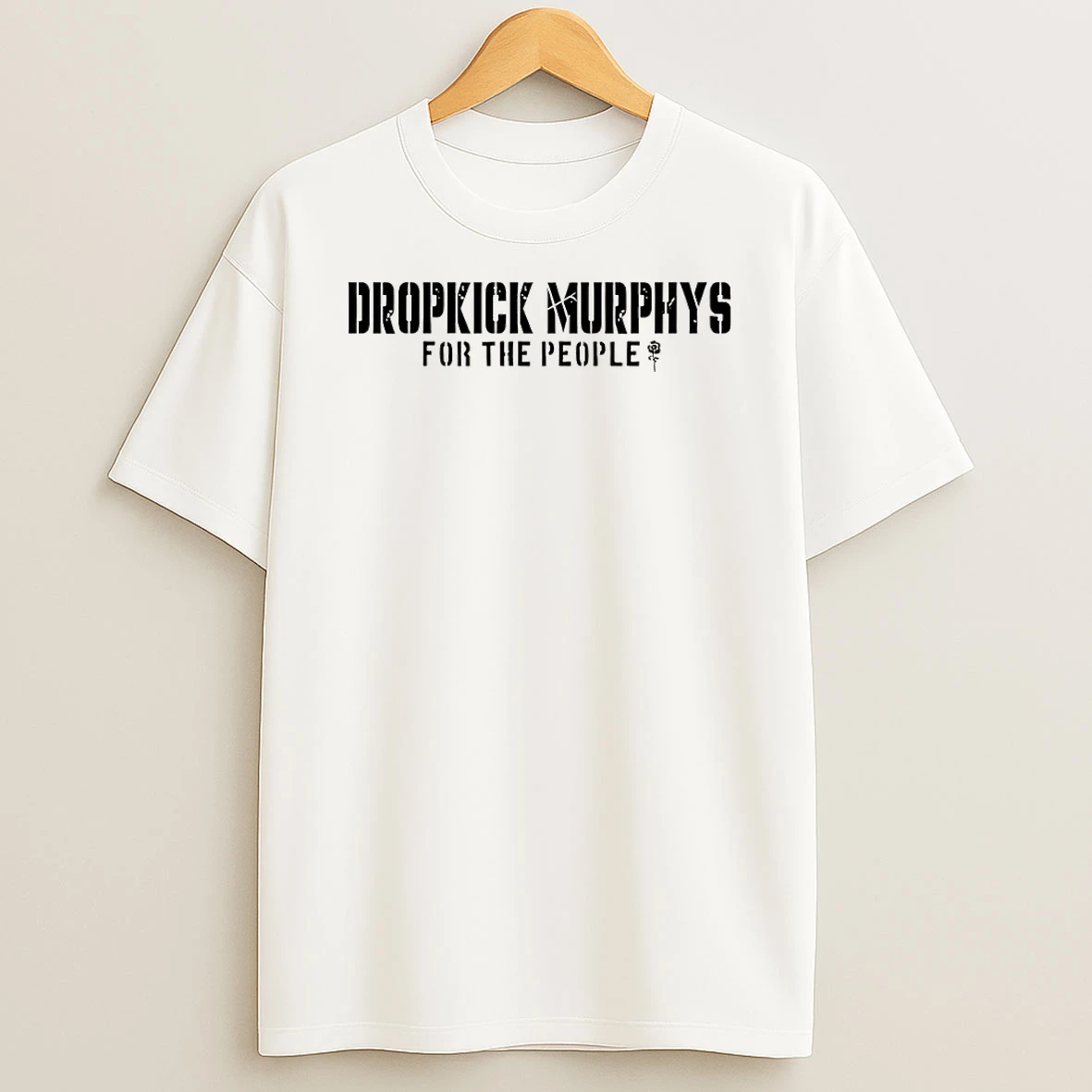 Dropkick Murphys Band For The People Rose T Shirt