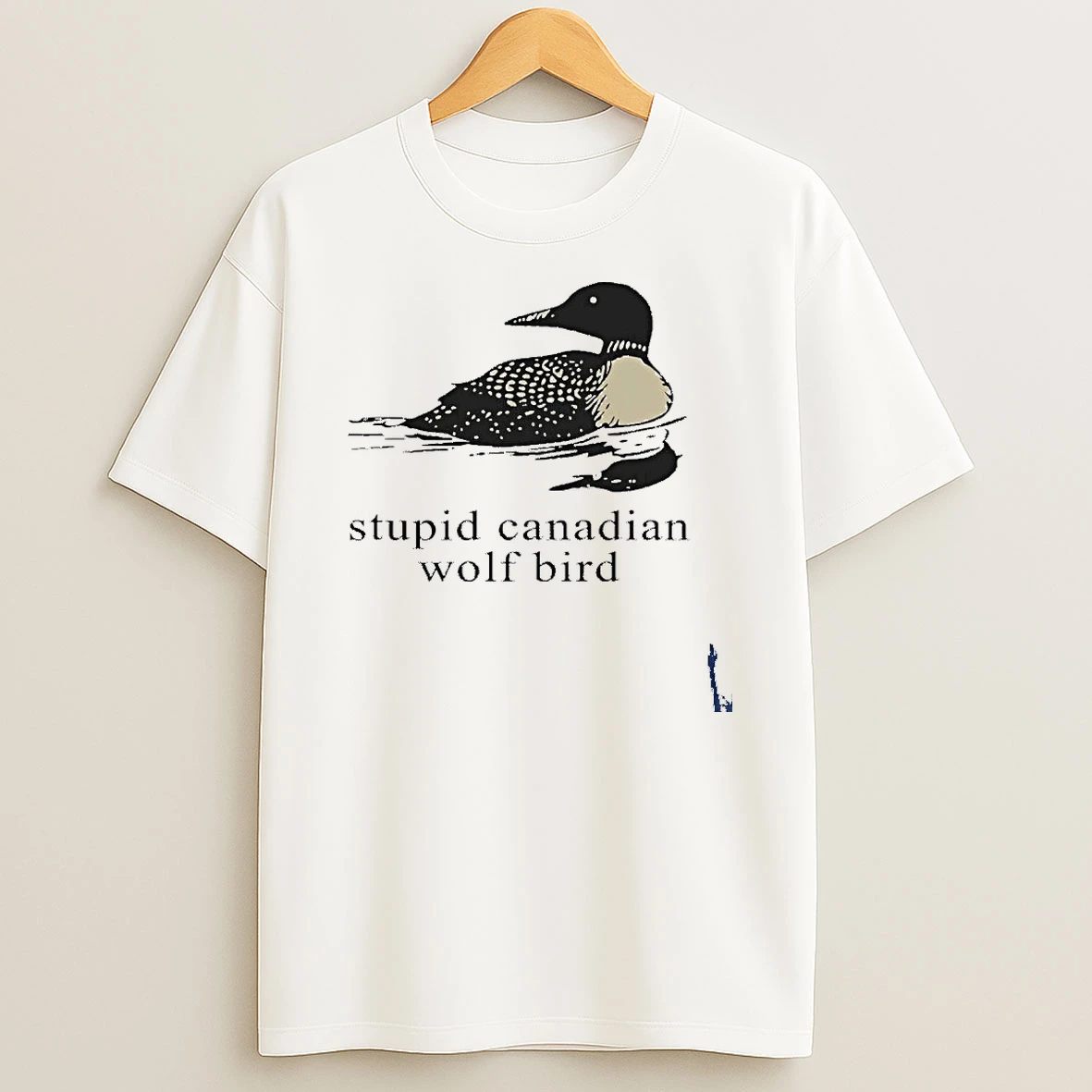 Duck Stupid Canadian Wolf Bird T Shirt