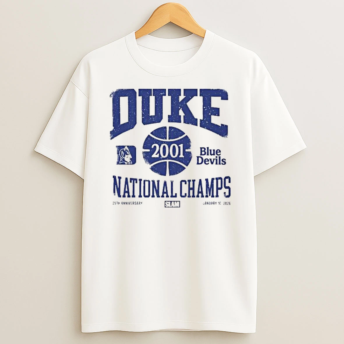 Duke Blue Devils 2001 National Champions T Shirt