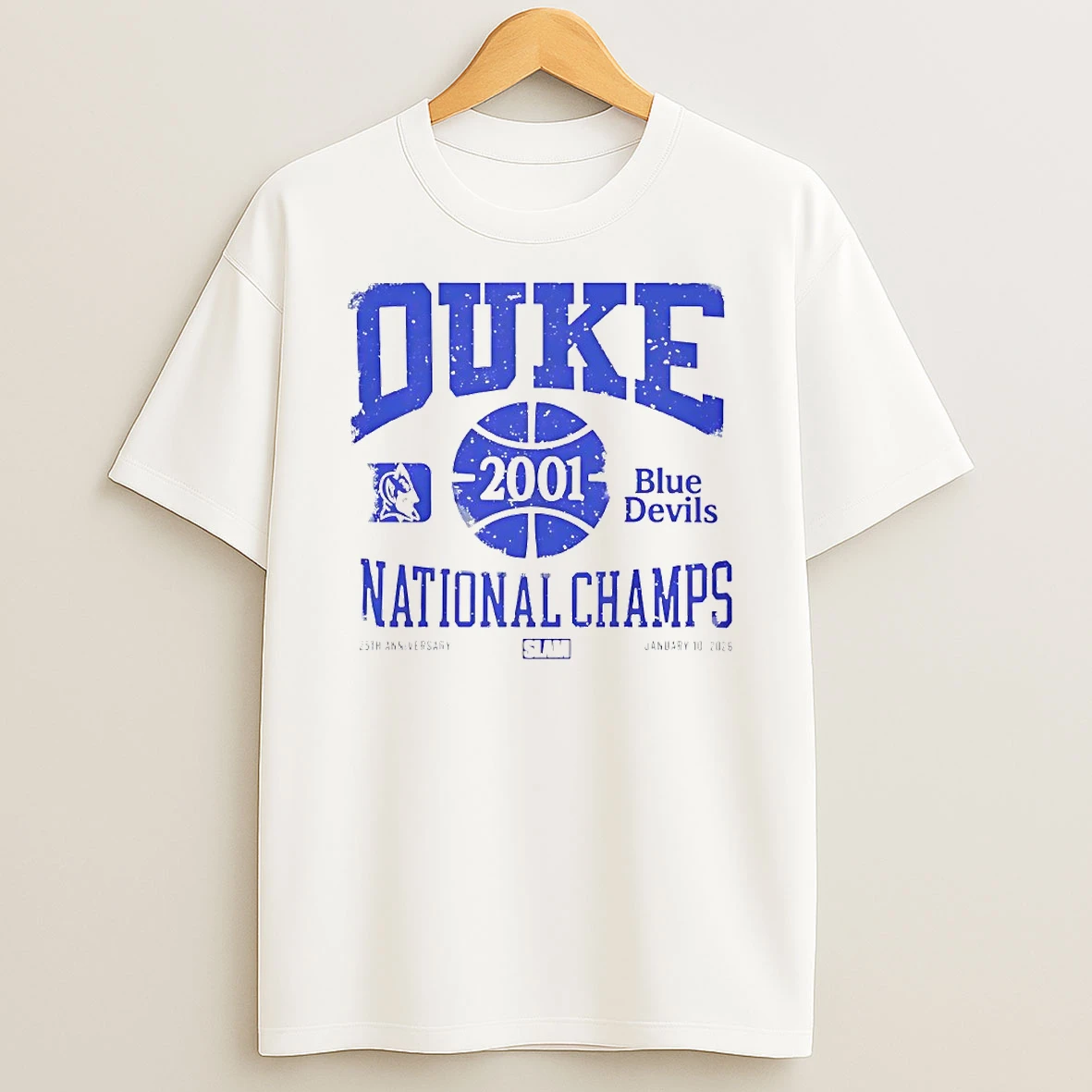Duke Blue Devils National Champions 25th Anniversary 2026 Circle T Shirt
