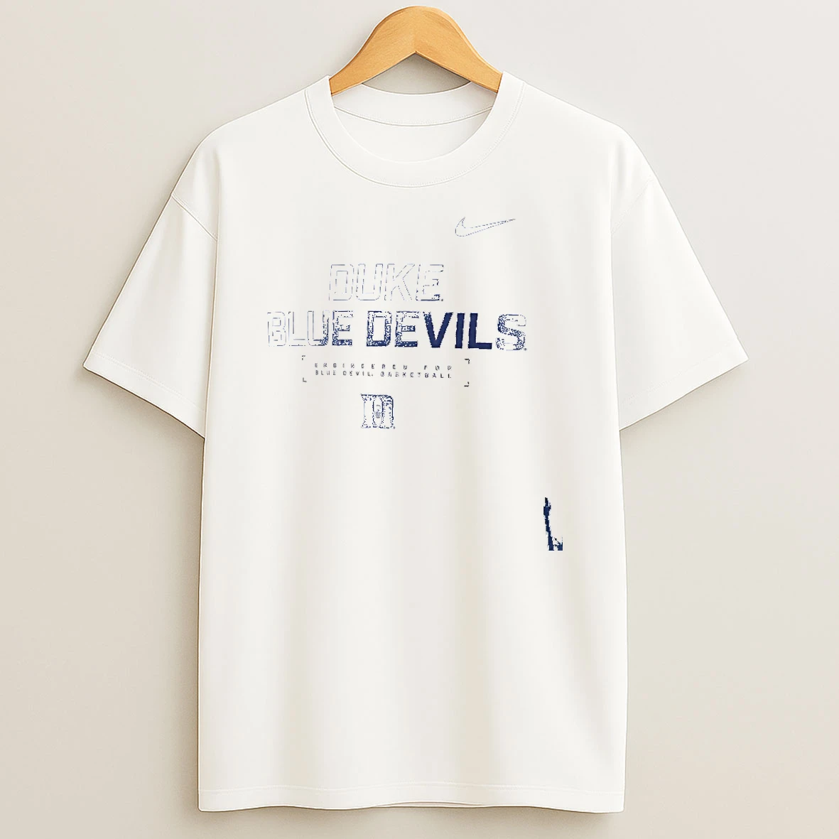 Duke Courtside Basketball Nike Dri Fit College T Shirt