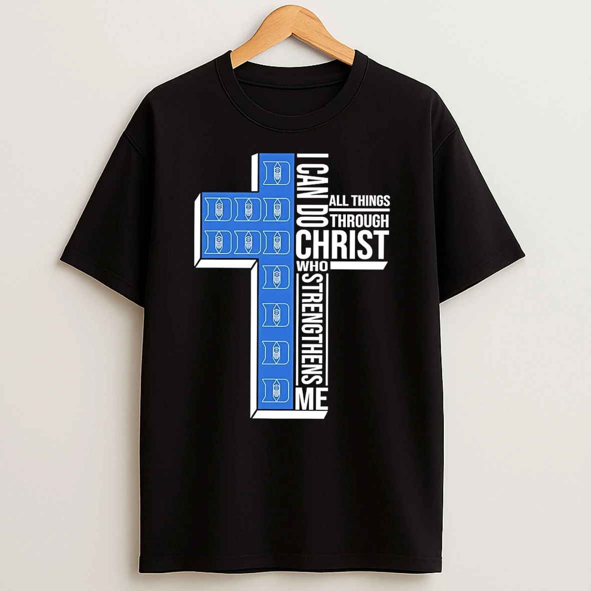 Duke Womens Basketball I Can All Things Do Through Christ Who Strengthens Me T Shirt