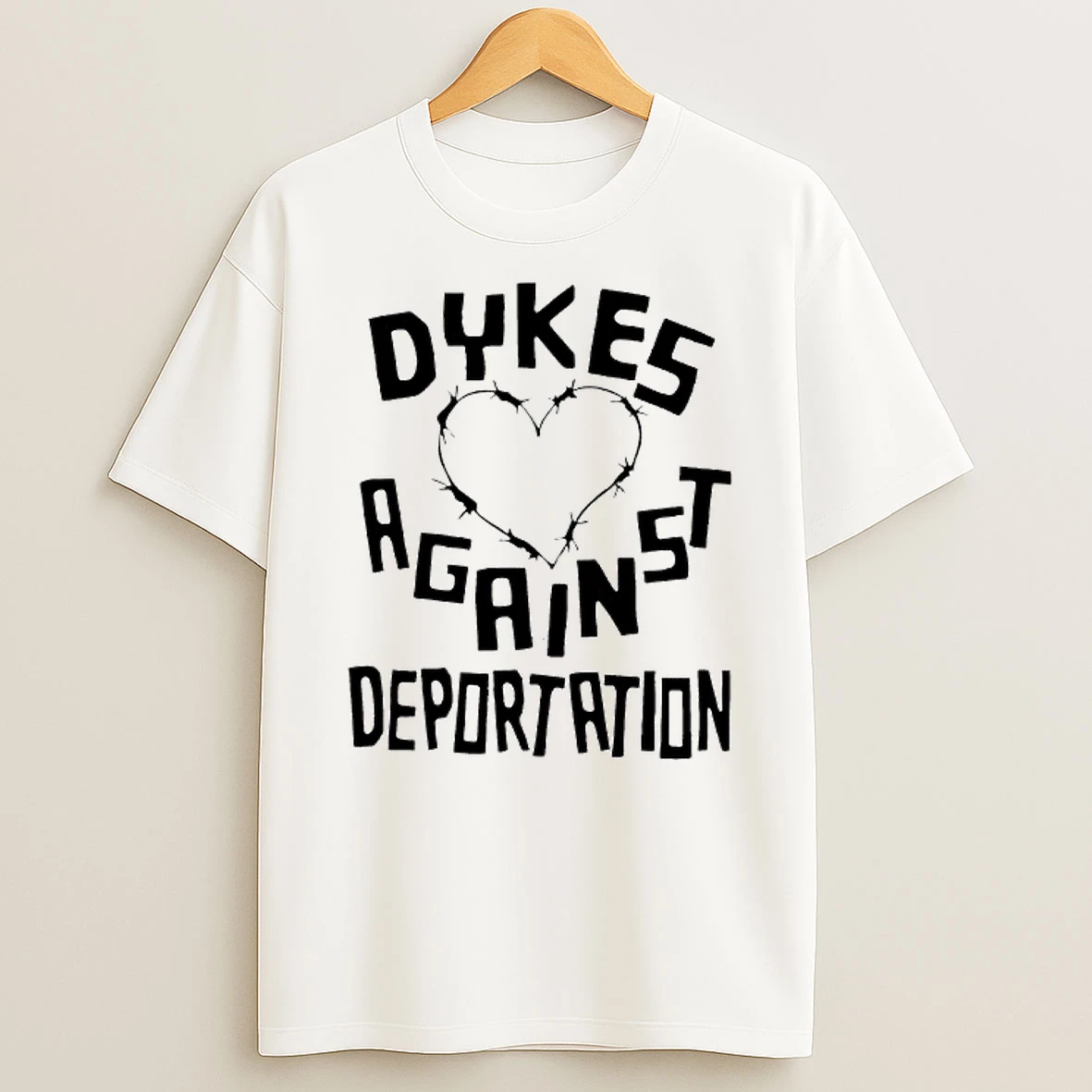 Dykes Against Deportation Queer Immigrant Solidarity T Shirt