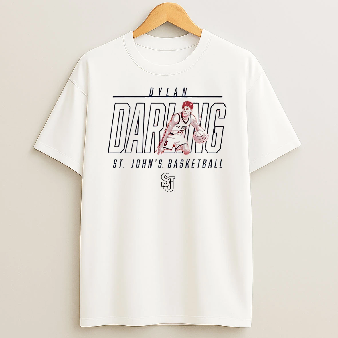 Dylan Darling St Johns Red Storm Illustrated T Shirt