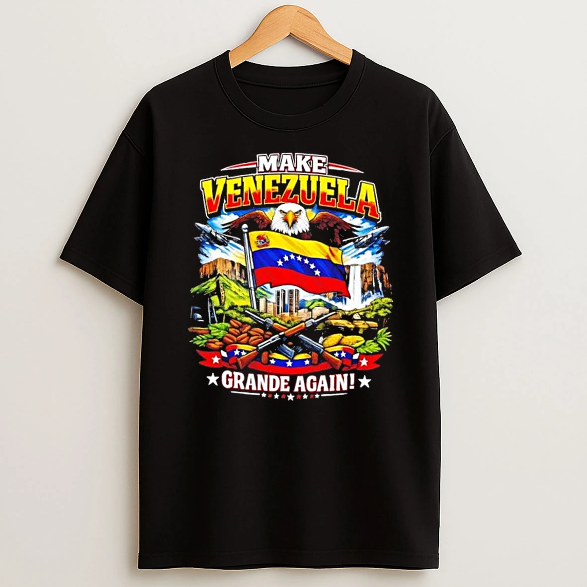 Eagle Make Venezuela Grande Again Graphic T Shirt