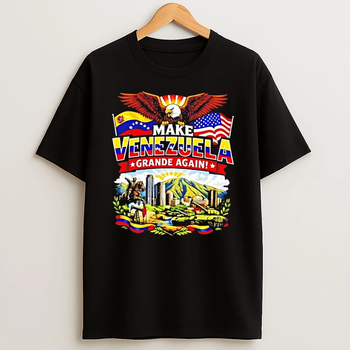Eagle Make Venezuela Grande Great Again Vintage T Shirt