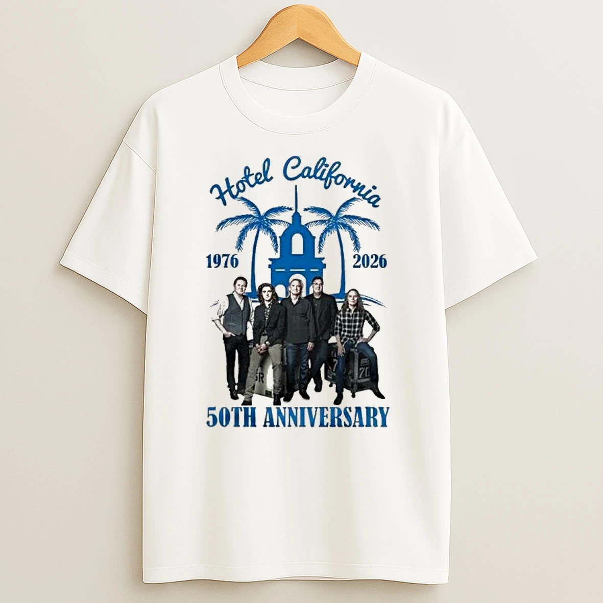 Eagles Hotel California 50th Anniversary 1976 %ce%b3co 2026 T Shirt