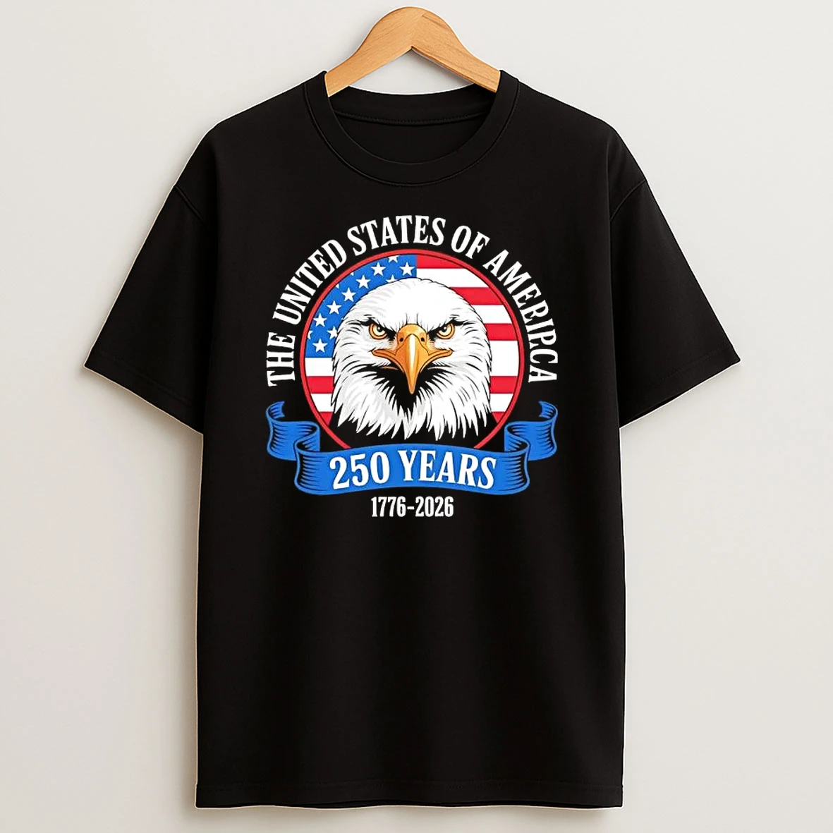 Eagles The United Of America 250 Years 1776 2026 Us Flag T Shirt