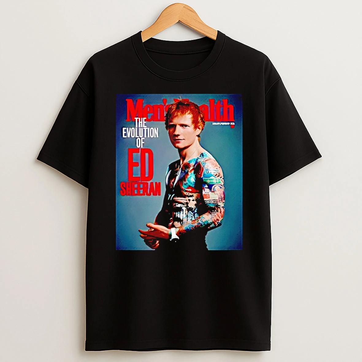 Ed Sheeran Graces The Cover Of Mens Health Uk Magazine January February 2026 Issue The Evolution Of Ed T Shirt