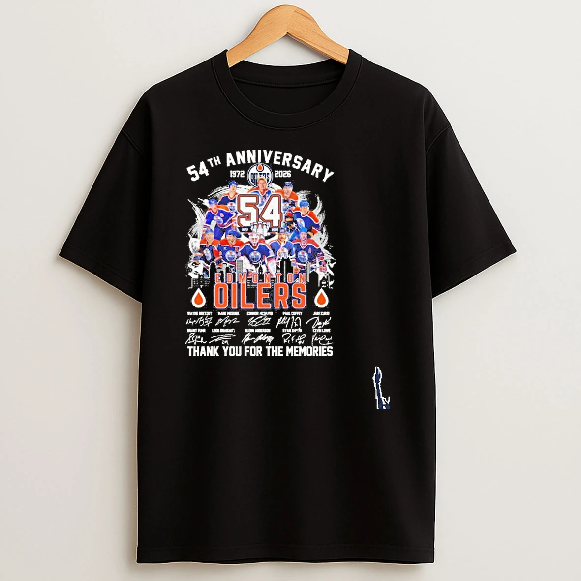 Edmonton Oilers Team 54th Anniversary 1972 2026 T Shirt