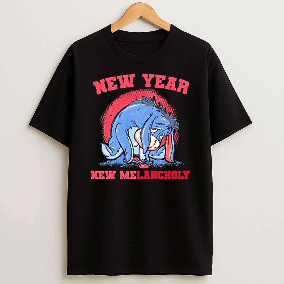 Eeyore New Year New Melancholy Cartoon T Shirt