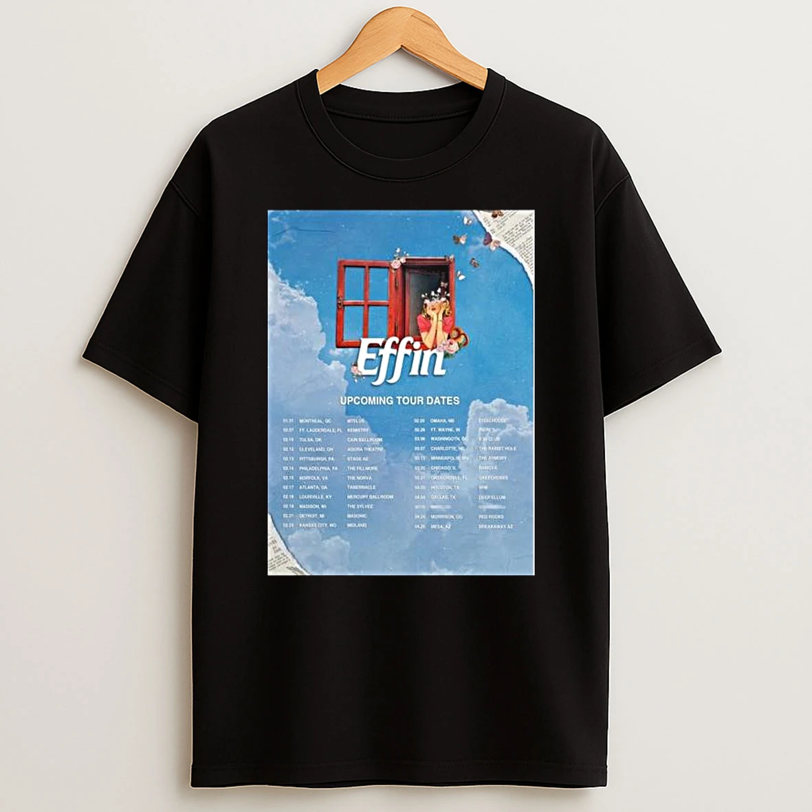 Effin Tour 2026 T Shirt