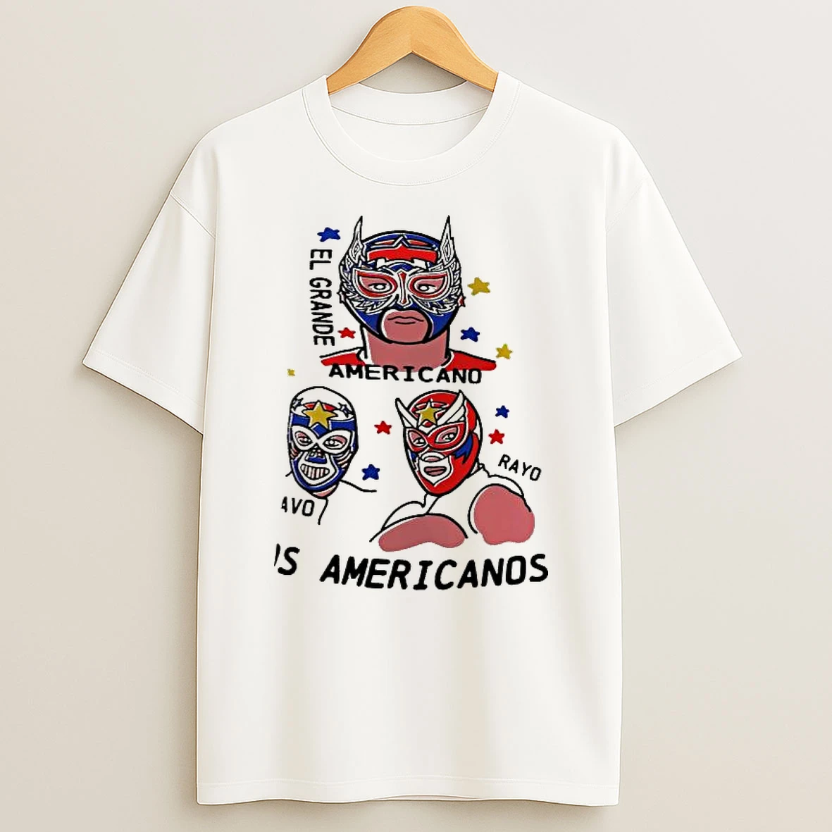 El Grande Americano Los Americanos Trio T Shirt