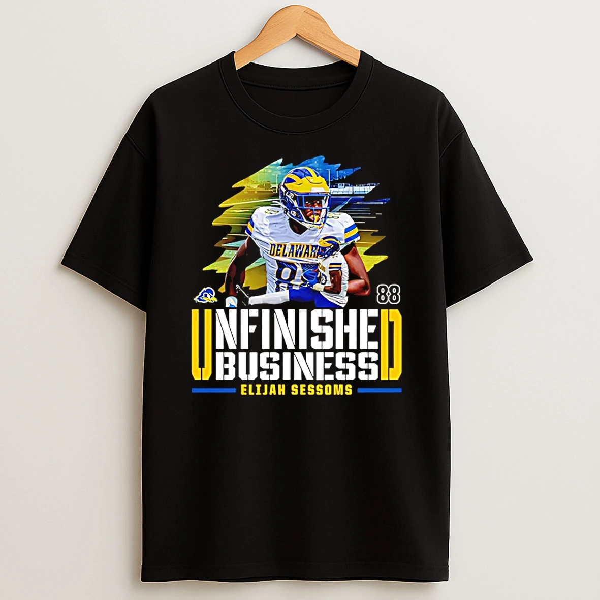 Elijah Sessoms Delaware Football Ncaa Unfinished Business T Shirt