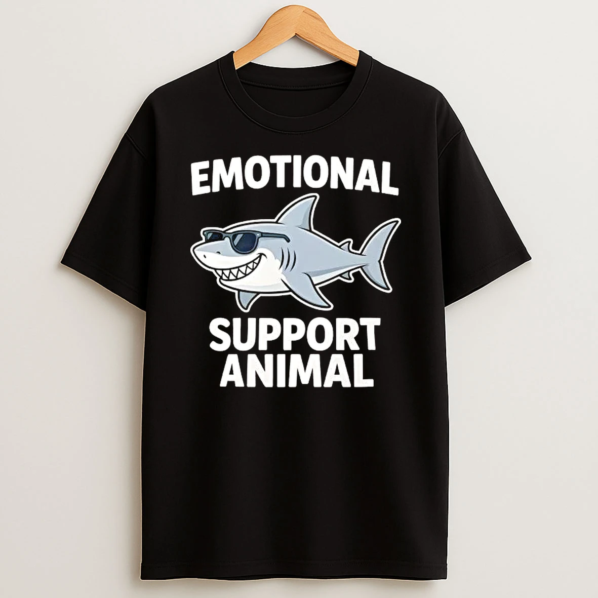 Emotional Support Cool Shark T Shirt
