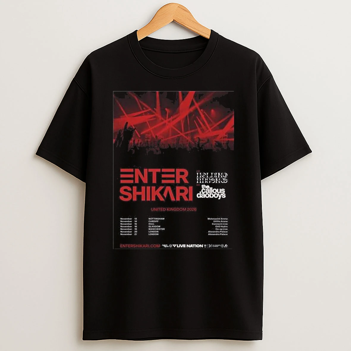 Enter Shikari United Kingdom 2026 T Shirt