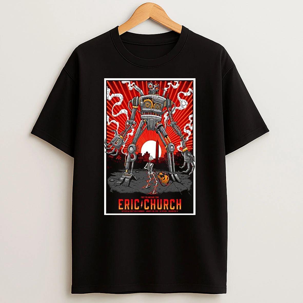 Eric Church At The Anthem In Washington Dc On Jan 22 2026 T Shirt