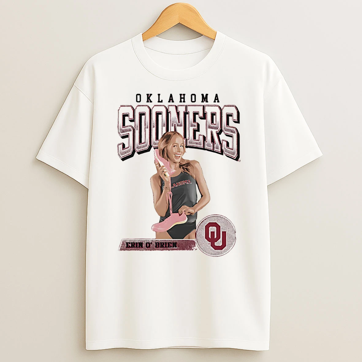 Erin Obrien Oklahoma Sooners Illustrated T Shirt