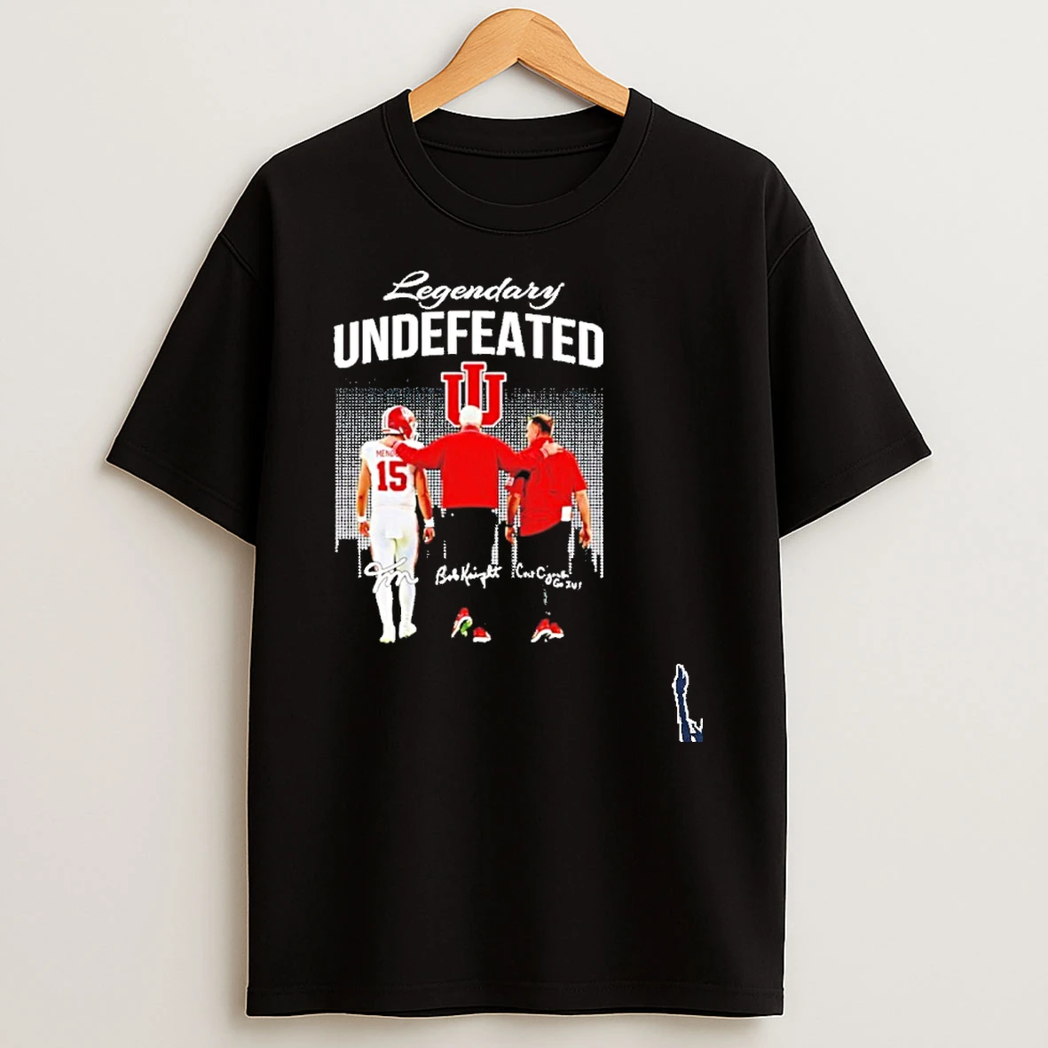 Fernando Mendoza Bob Knight Curt Cignetti Indiana Hoosiers Legendary T Shirt