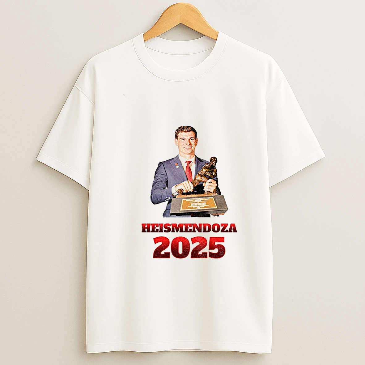 Fernando Mendoza Heismendoza Indiana Hoosiers Football 2025 T Shirt