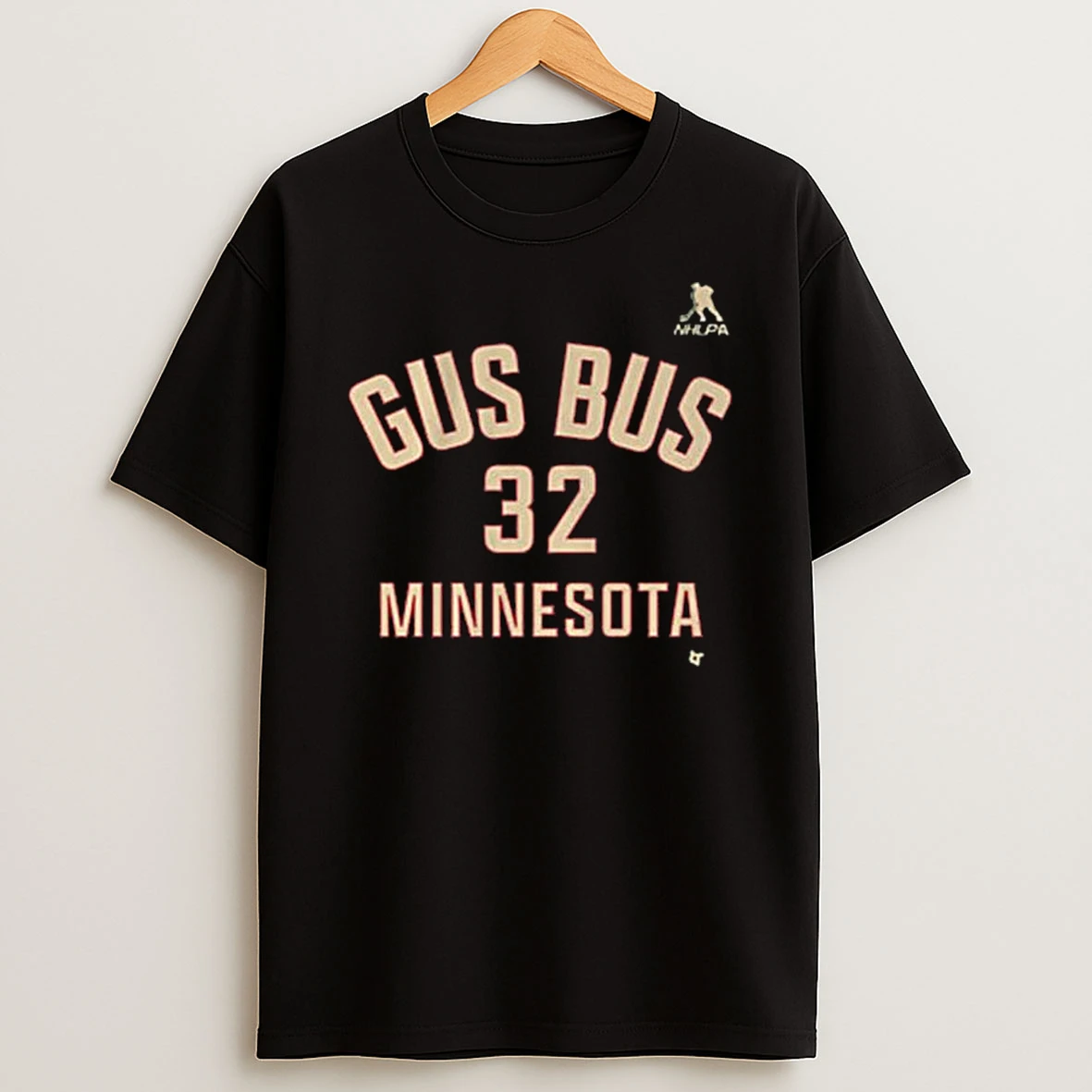 Filip Gustavsson Minnesota Gus Bus Name Number T Shirt