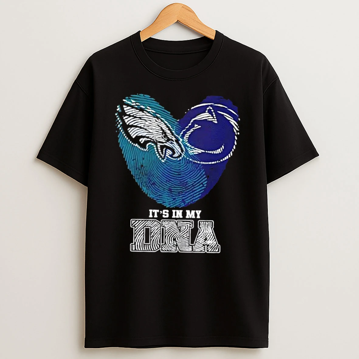 Fingerprints Philadelphia Eagles X Penn State Nittany Lions Its In My Dna T Shirt