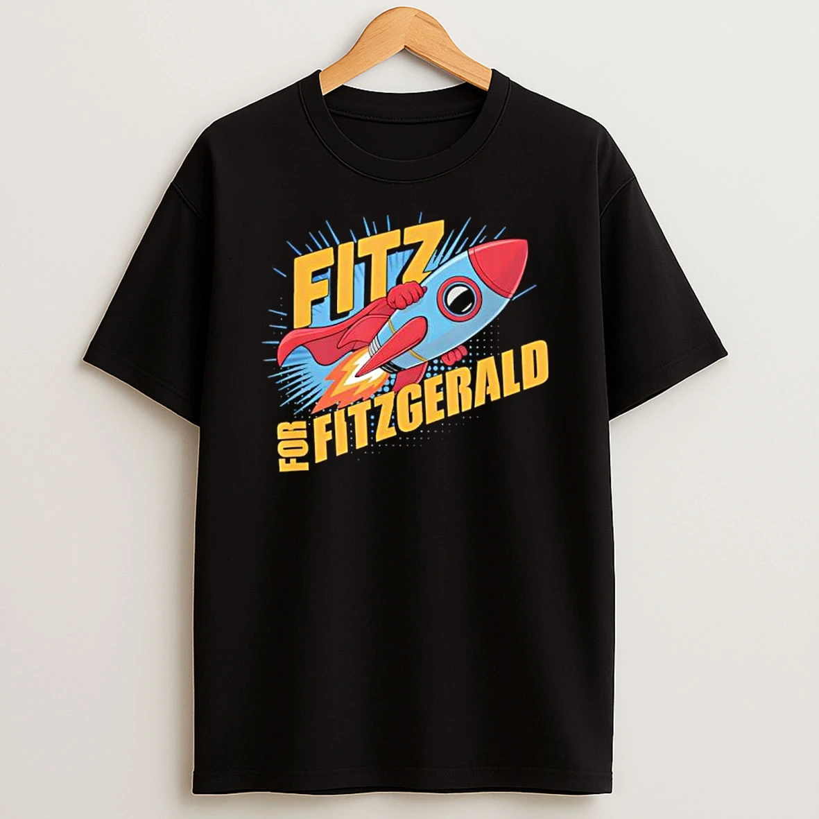 Fitz For Fitzgerald Retro Rocket T Shirt