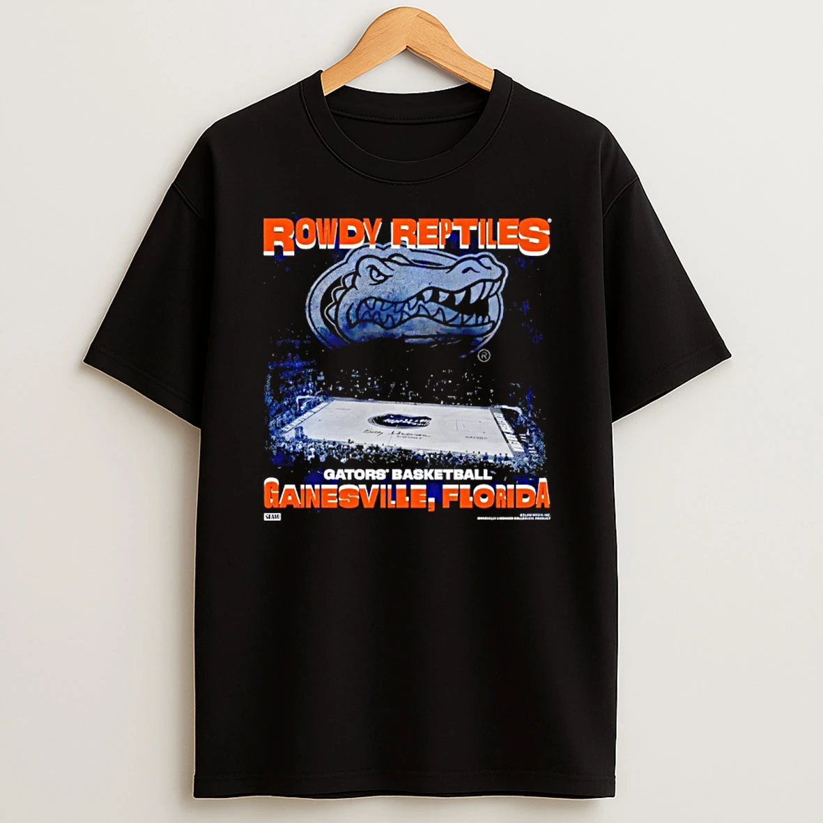Florida Gators Basketball Rowdy Reptiles Gainesville Florida T Shirt