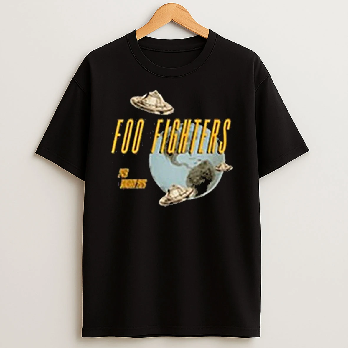 Foo Fighters Merch Tee Ufo At Utas Stadium In Tasmania On January 24 2026 T Shirt