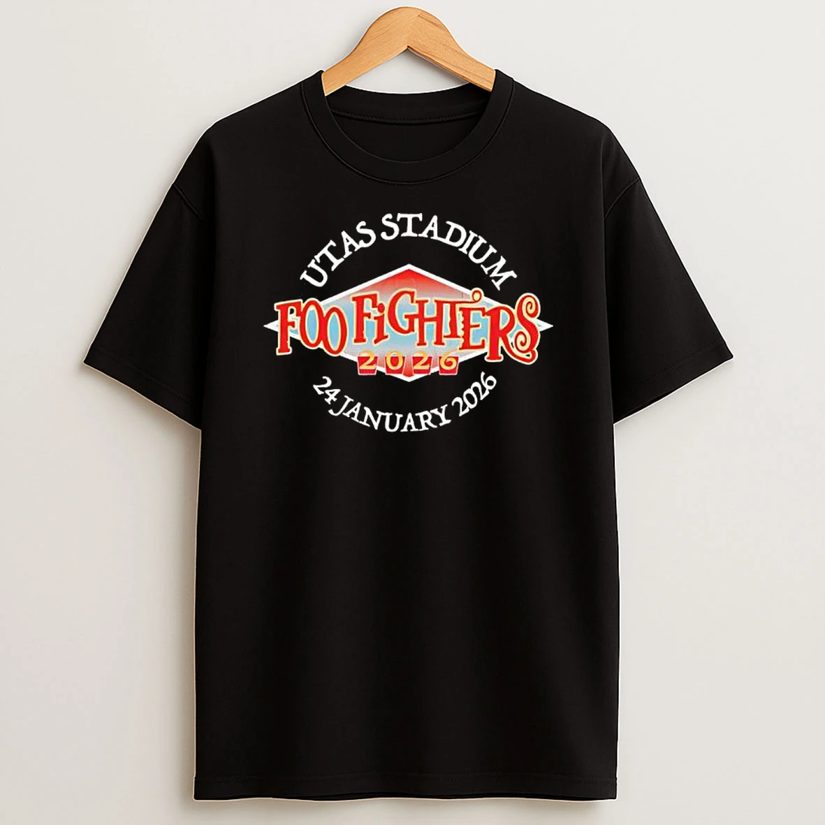 Foo Fighters Utas Stadium Tasmania 01 24 2026 T Shirt
