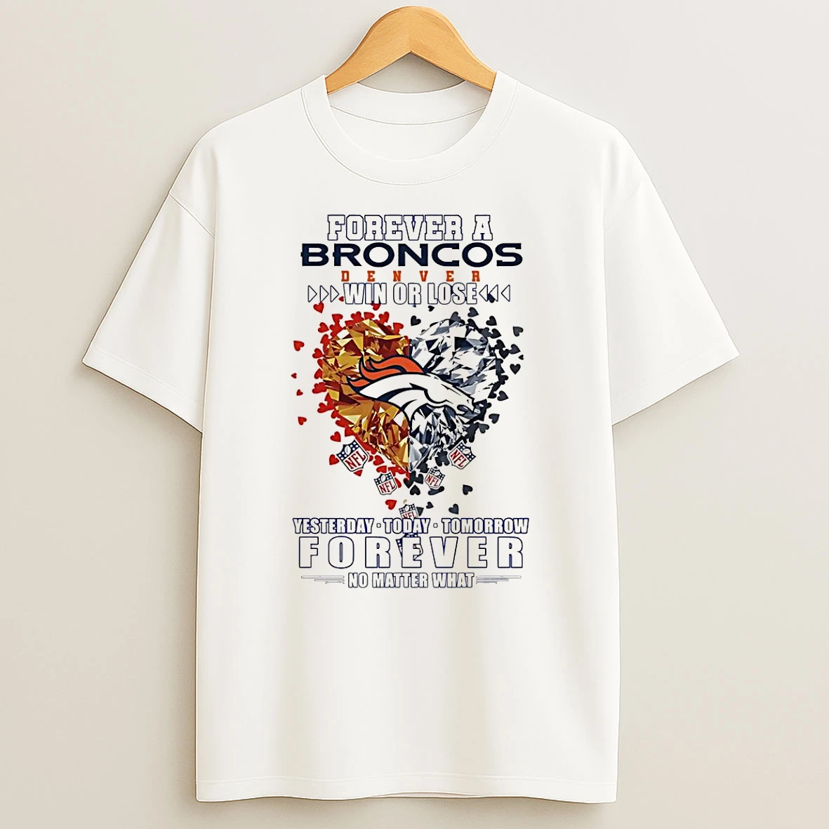 Forever A Denver Broncos 2026 Afc Division Champions Win Or Lose T Shirt