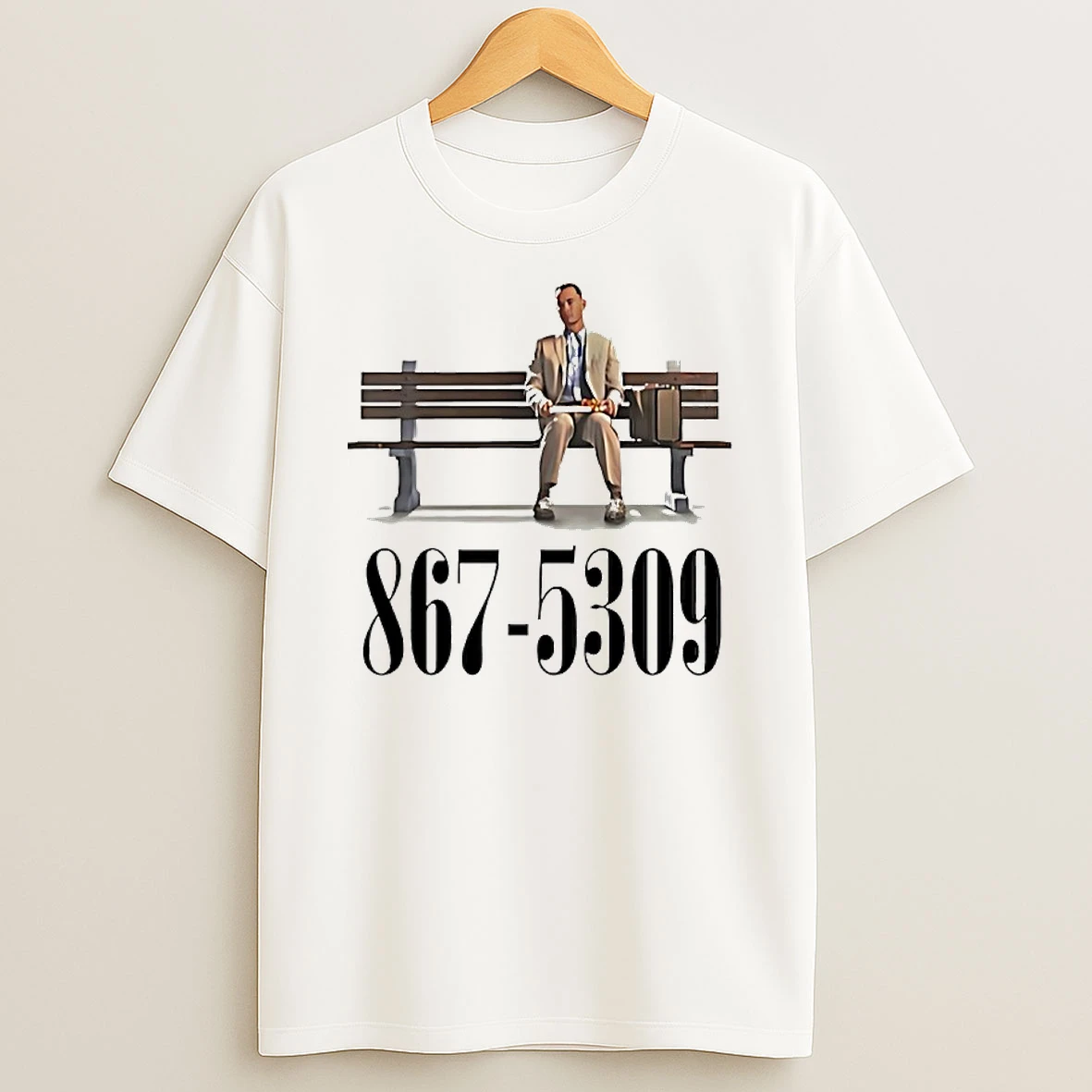 Forrest Gump Number 867 5309 Graphic T Shirt