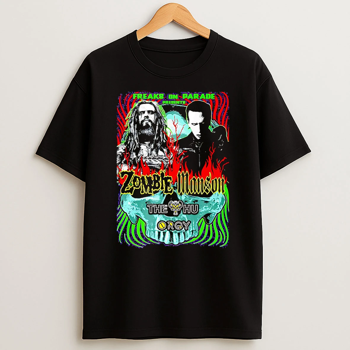 Freaks On Parade Tour Zombie Manson T Shirt
