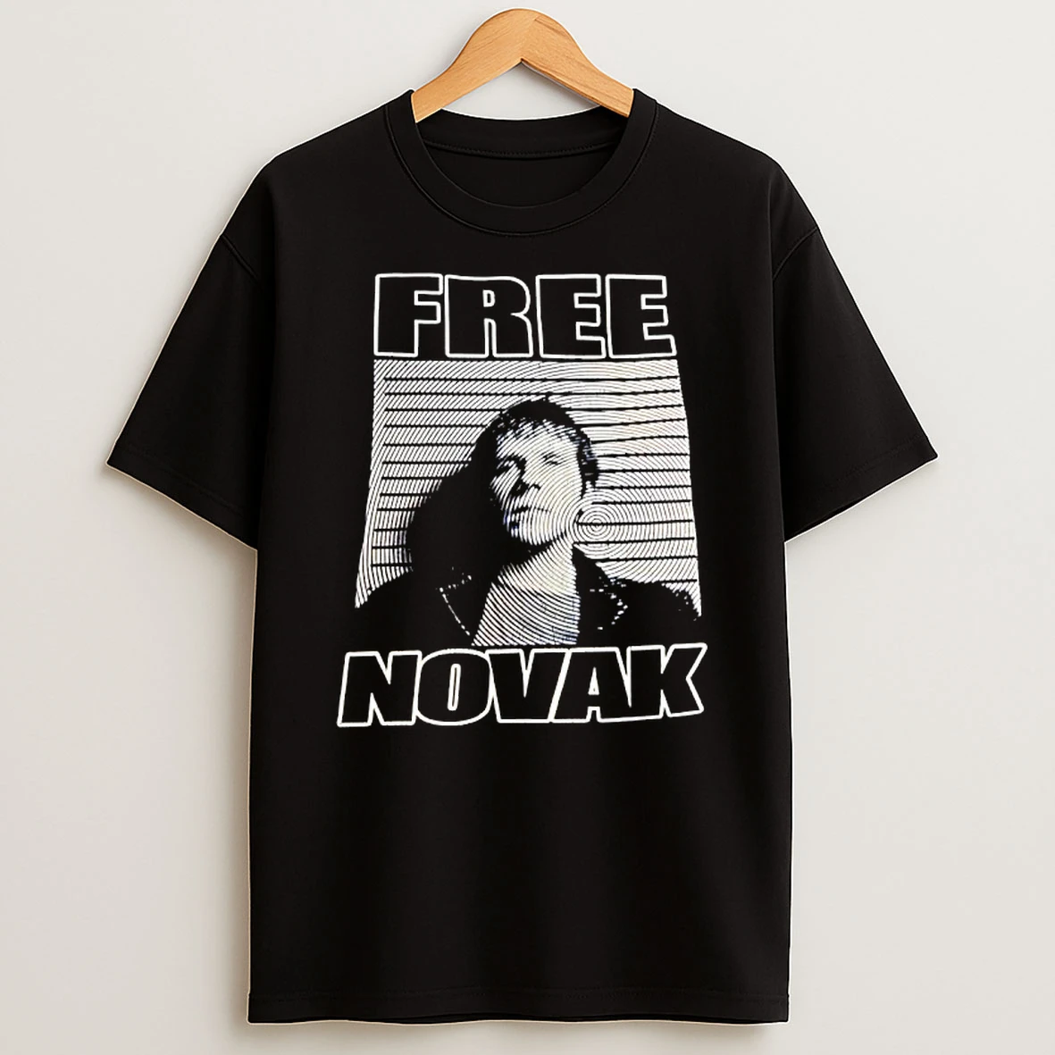 Free Novak Graphic T Shirt