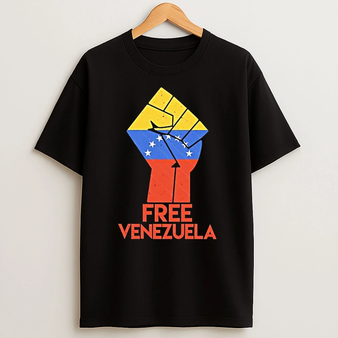 Free For Venezuela Hand Fist T Shirt