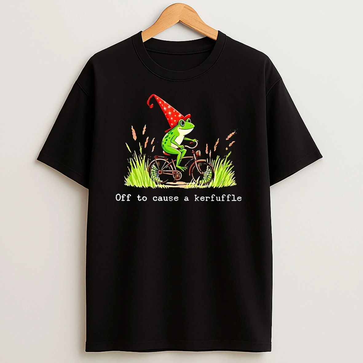 Frog Off To Cause A Kerfuffle T Shirt