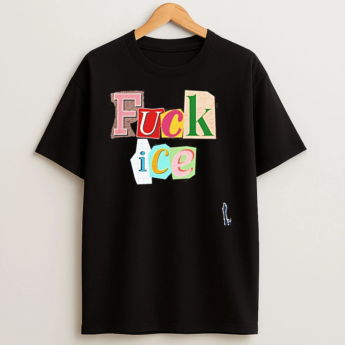 Fuck Ice Retro T Shirt
