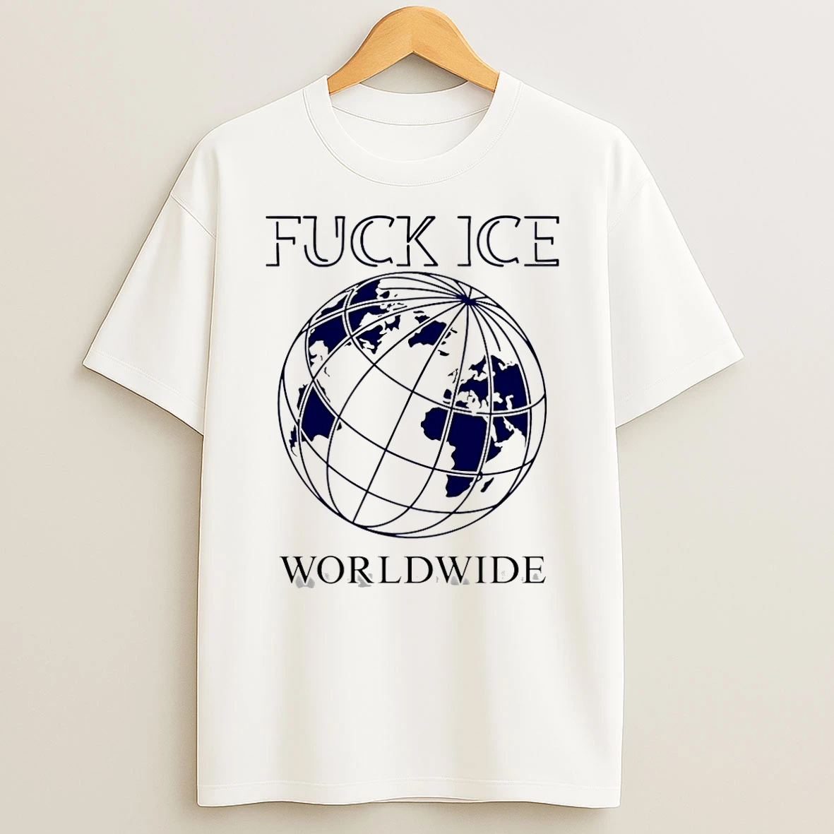 Fuck Ice Worldwide 2026 T Shirt