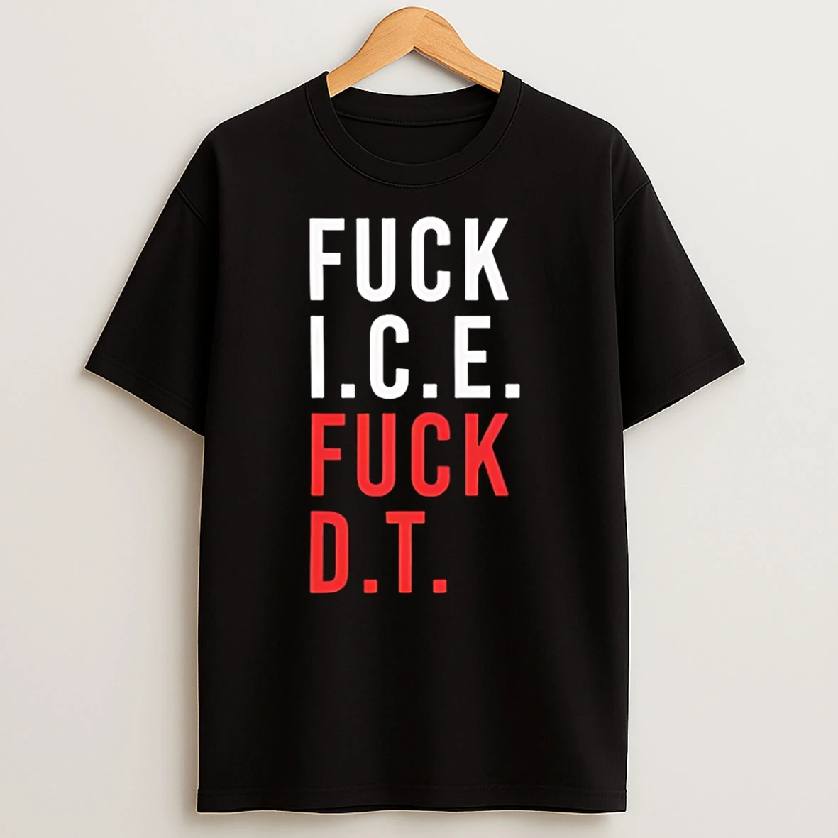 Fuck Ice And Fuck Dt T Shirt