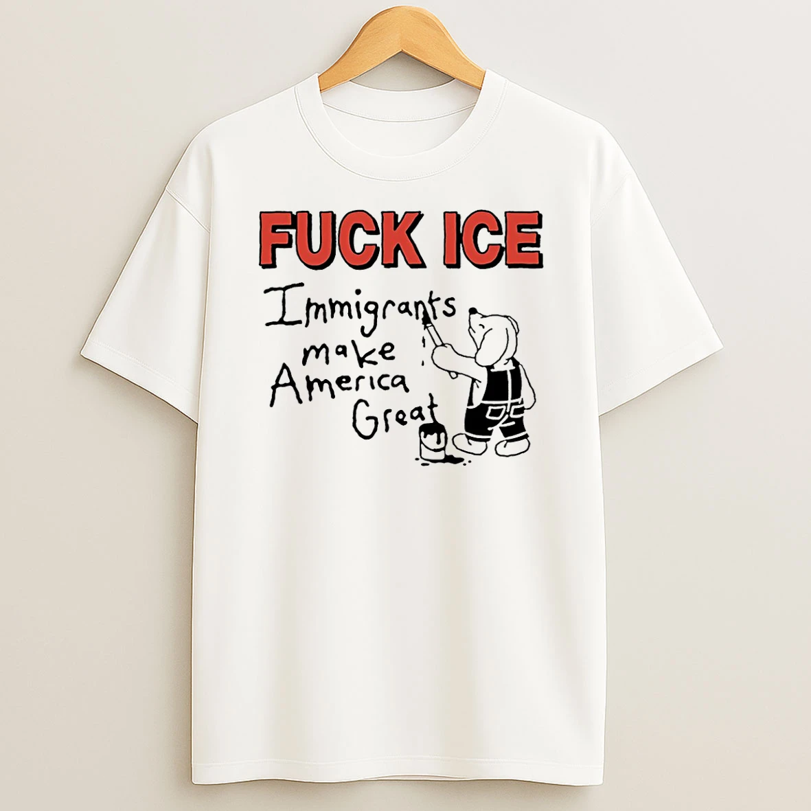 Fuck Ice Immigrants Make America Great T Shirt