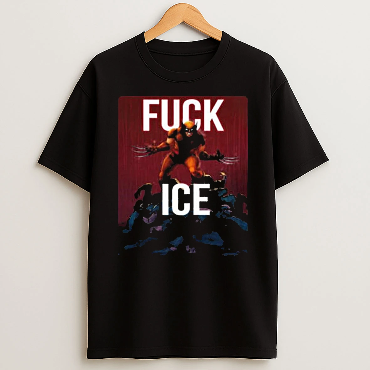 Fuck Ice Anti Ice Cover Wolverine Xmen American T Shirt