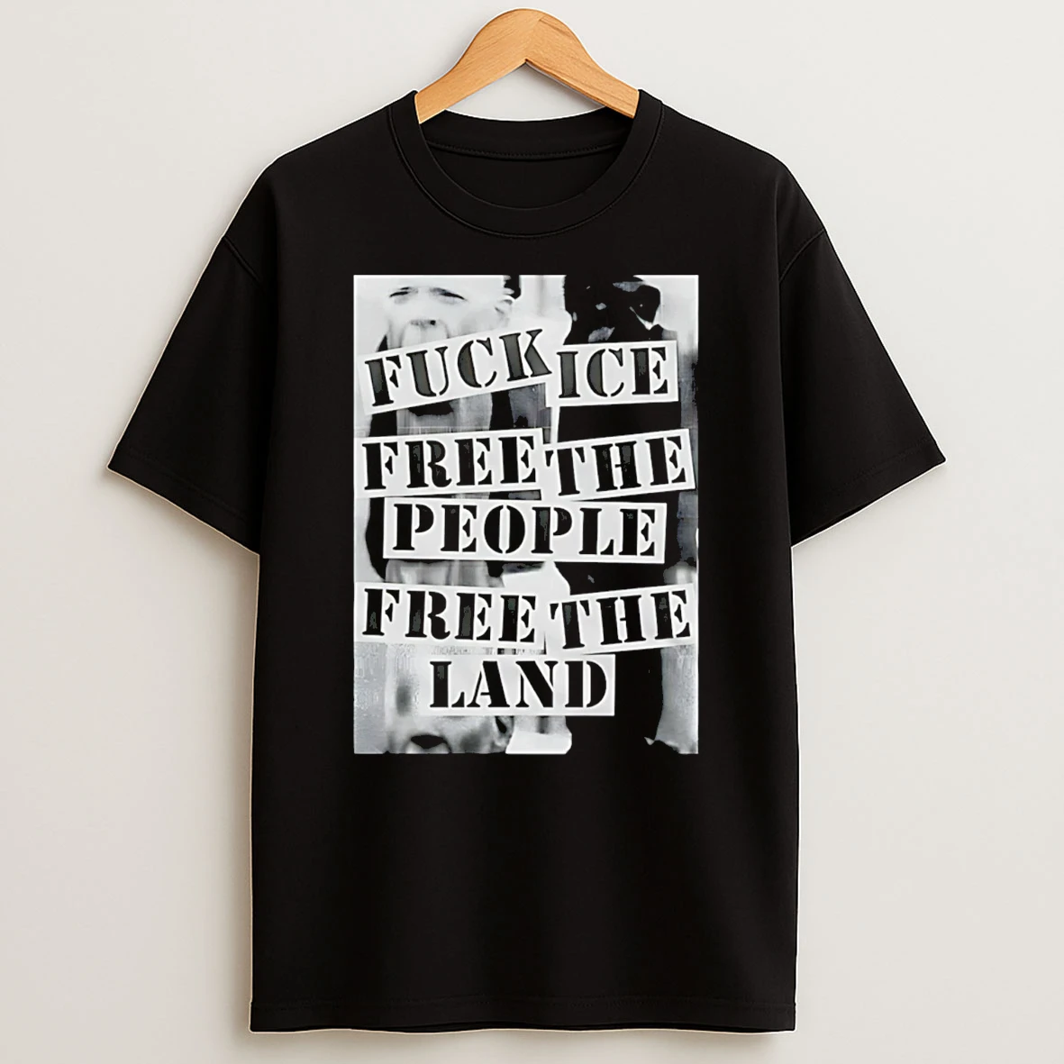 Fuck Ice Free The People Free The Land T Shirt