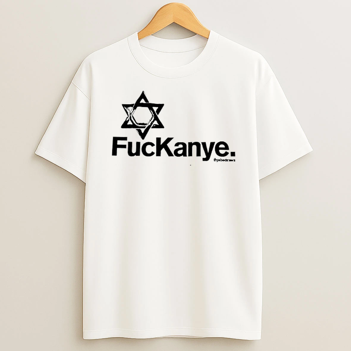 Fuckkanye Star Of David Symbol T Shirt