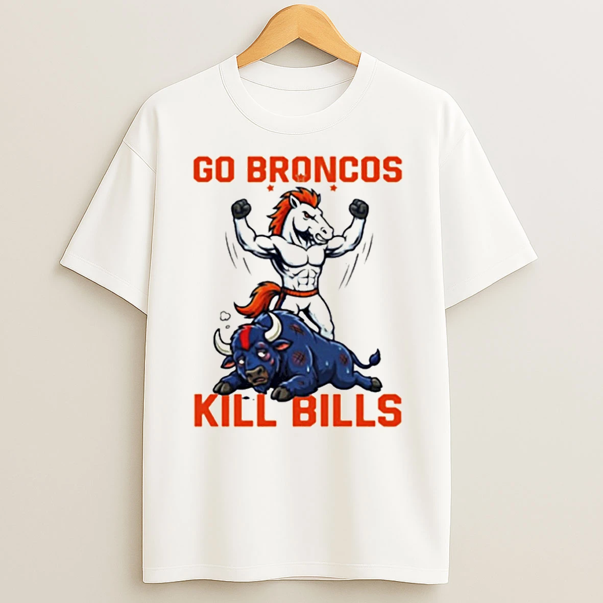 Funny Denver Broncos Go Broncos Kill Bills T Shirt