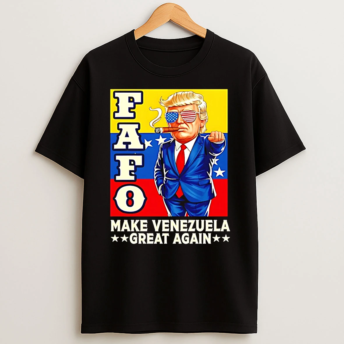 Funny Fafo Trump Venezuela Great Again T Shirt