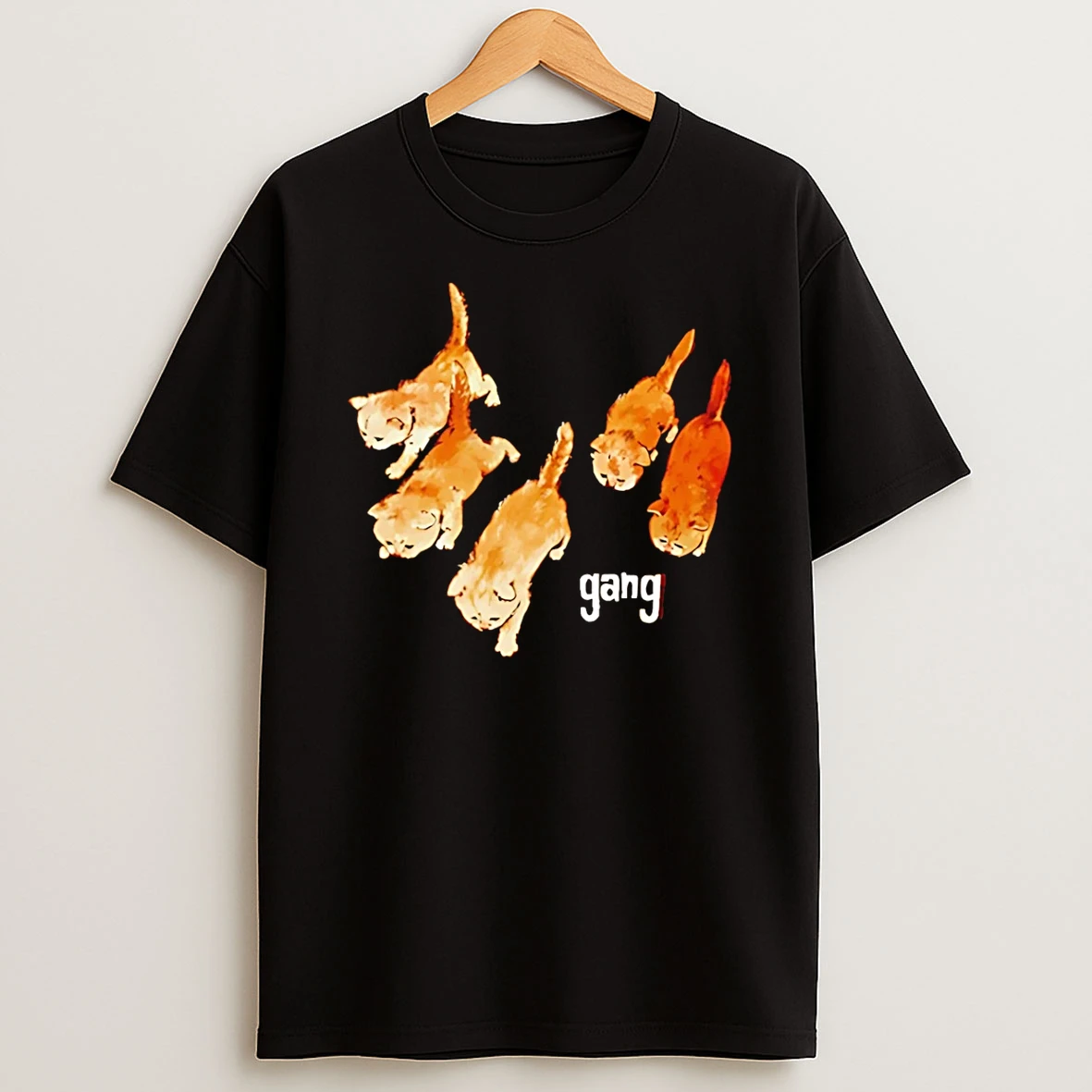 Funny Cat Gang T Shirt