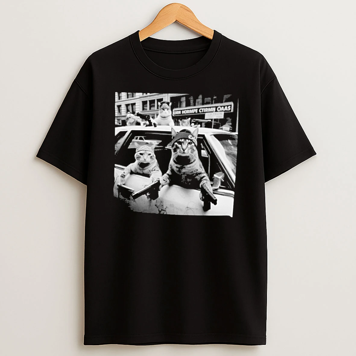 Funny Cat Gang Meme T Shirt